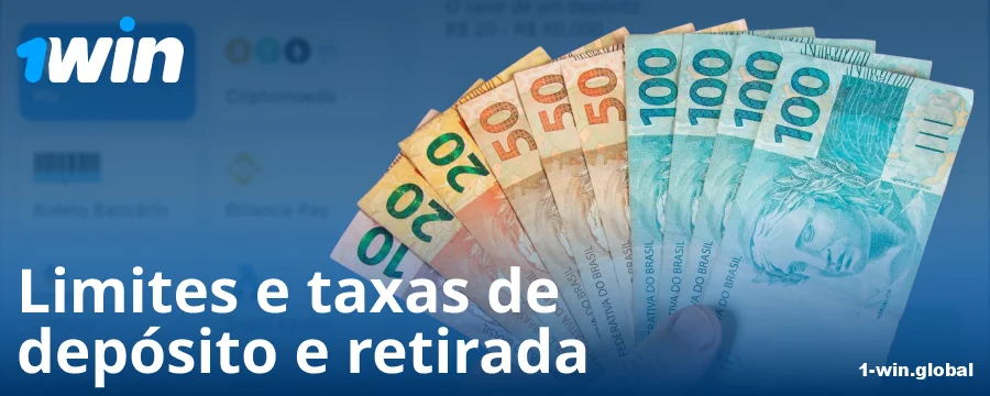 Depósito mínimo e máximo para jogadores brasileiros do 1Win