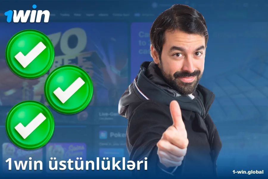 1Win AZ kazinosunun üstünlükləri