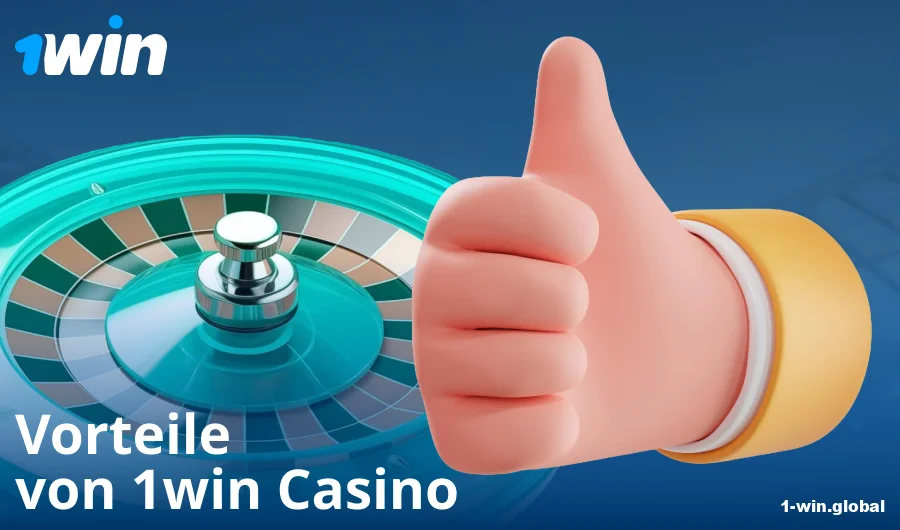 Vorteile des Spielens im 1Win-Casino DE