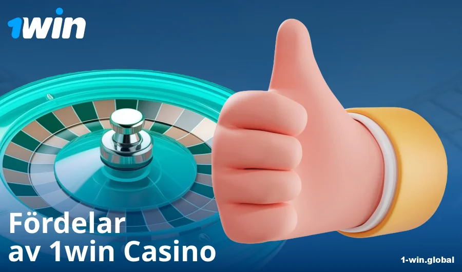 Fördelar med att spela på 1Win SE casino