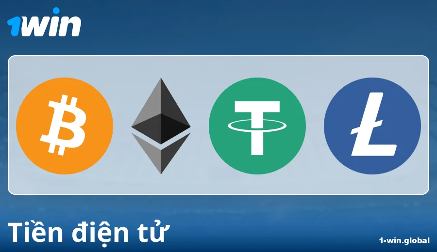 Đặc điểm thanh toán qua tiền điện tử tại 1Win VN