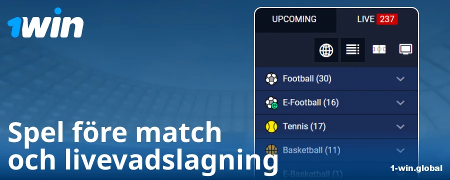 Typer av tävlingar på sajten 1Win SE