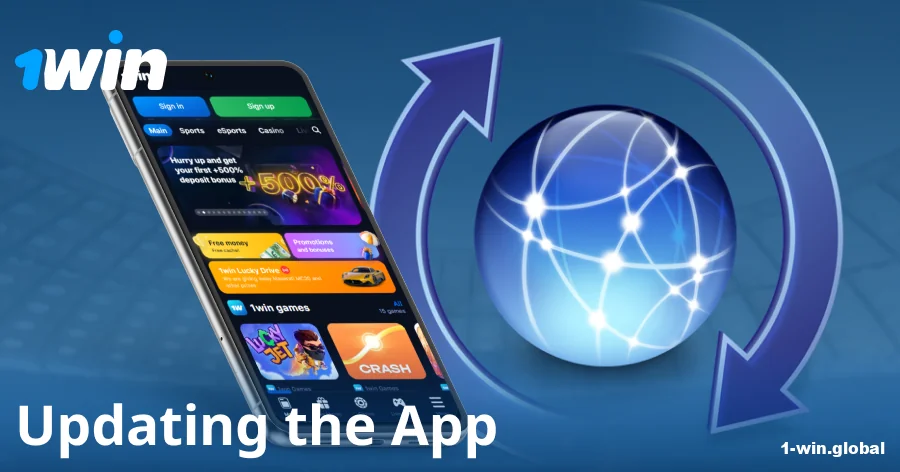 Updating your 1win application to the latest version
