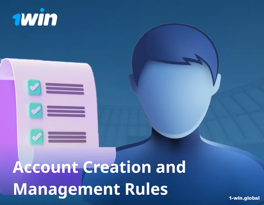 Rules for creating and managing a 1win account