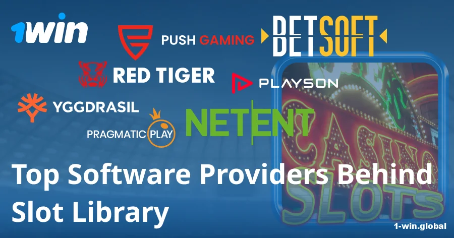 Providers powering the 1win slot catalog
